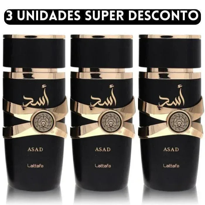 Perfume Árabe Asad Lattafa (100ml) - (Leve 2 e Economize) Promoção - Useizibr