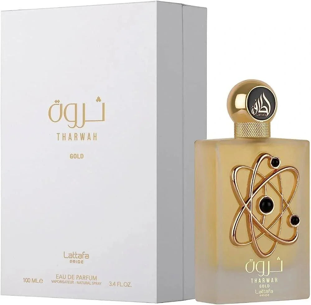 Exclusivo: Perfume Árabe Tharwah Gold Lataffa (100ML) - Ultimas Unidades + Entrega Gratis - Useizibr