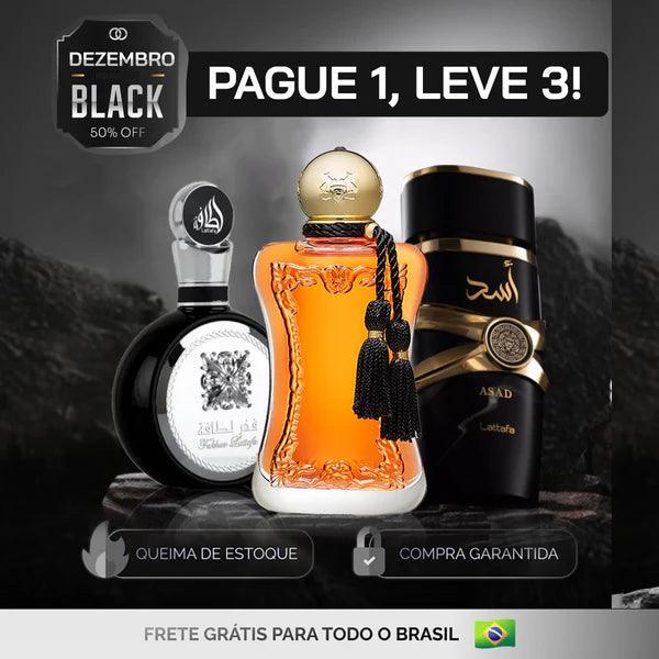 COMPRE 1 LEVE 3 - Lattafa Fakhar, SAFANAD e Asad Lattafa - Oferta De Natal - 100ml - Useizibr - Useizibr