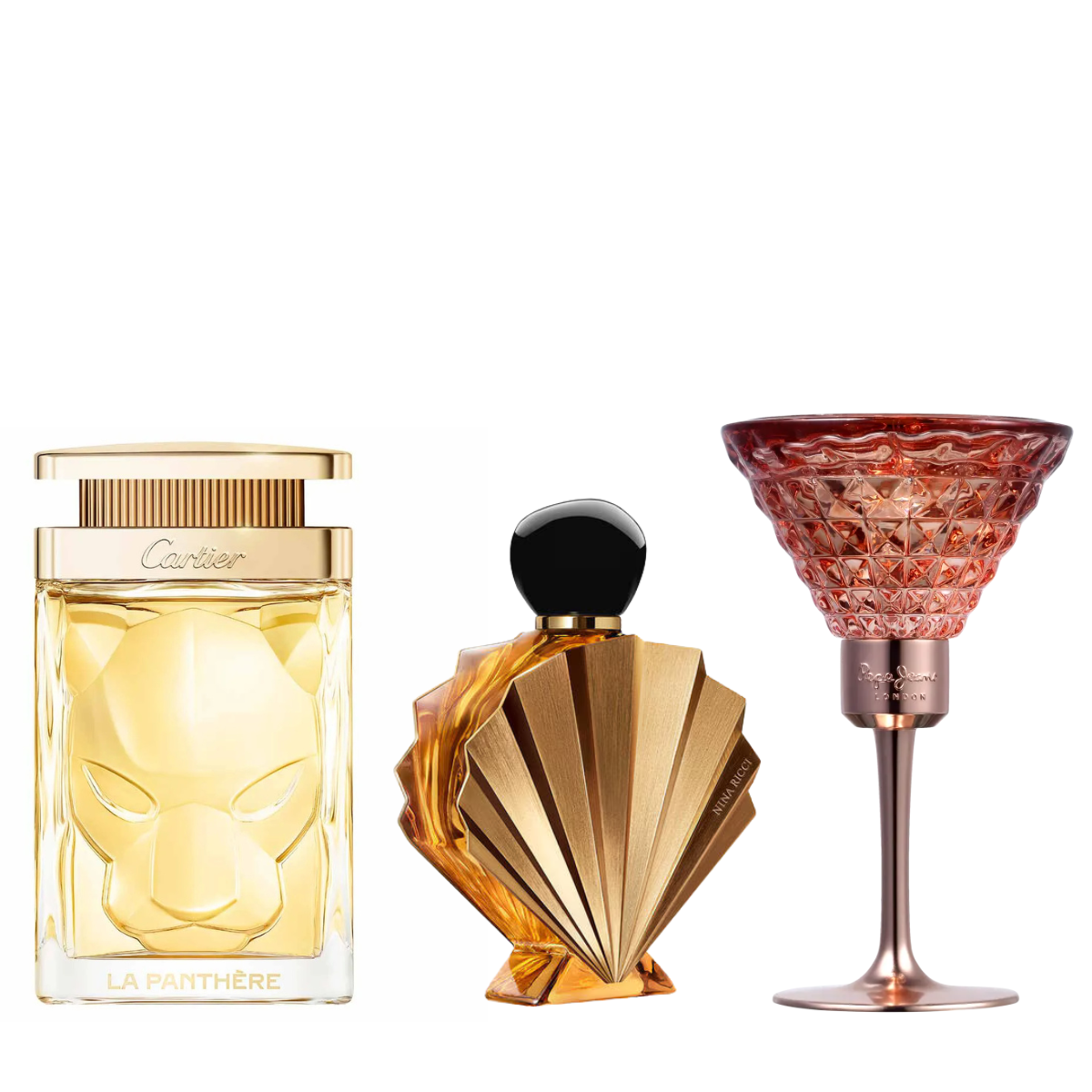 Exclusivo: COMPRE 1 LEVE 3 - La Panthère Elixir Cartier, Pepe Jeans For Her e Vénus Nina Ricci - 100ml cada