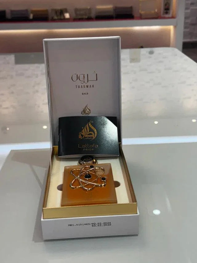 Exclusivo: Perfume Árabe Tharwah Gold Lataffa (100ML) - Ultimas Unidades + Entrega Gratis - Useizibr