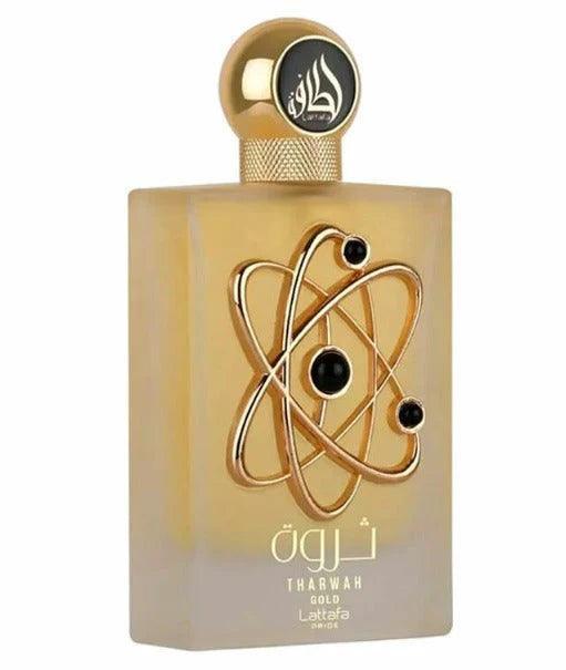 Exclusivo: Perfume Árabe Tharwah Gold Lataffa (100ML) - Ultimas Unidades + Entrega Gratis - Useizibr