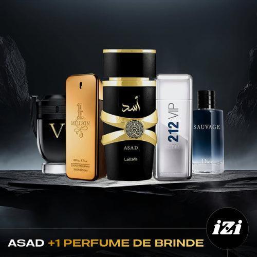 Exclusivo: Perfume Árabe Asad Lattafa (100ml) + 1 Perfume de Brinde (Black Friday) - Useizibr