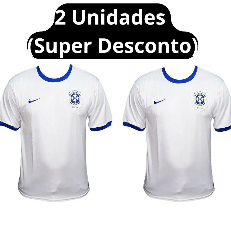 Camisa do Brasil Branca (Limited Edition - Ultimas Unidade)