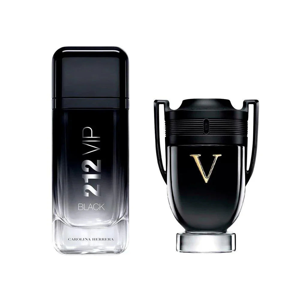 Combo de Perfumes Masculinos 212 VIP Black e Invictus Victory - Useizibr