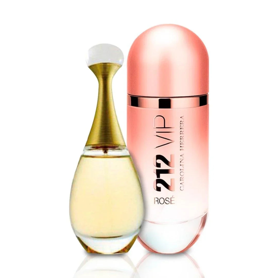 Combo de Perfumes Jadore & 212 VIP Rosé Feminino - Useizibr