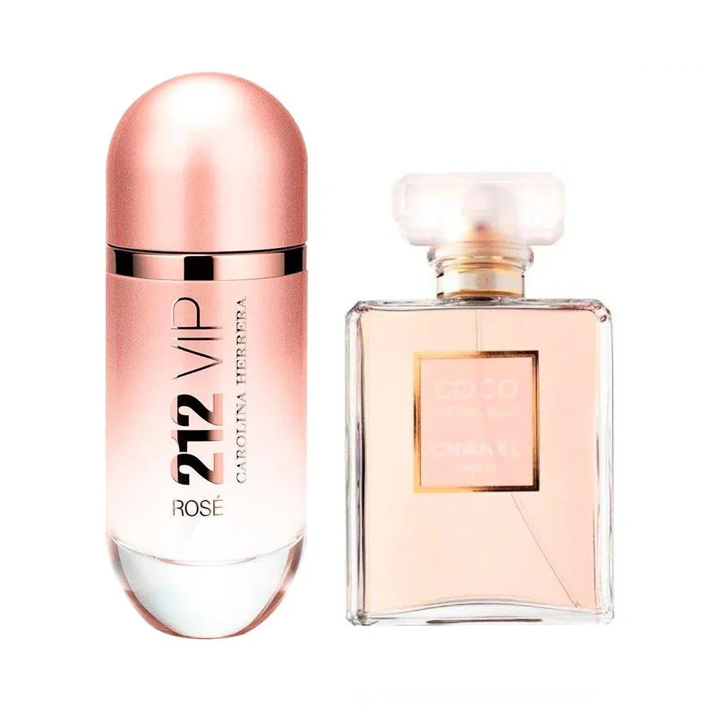 Combo de Perfumes 212 VIP Rosé e Mademoiselle - Useizibr