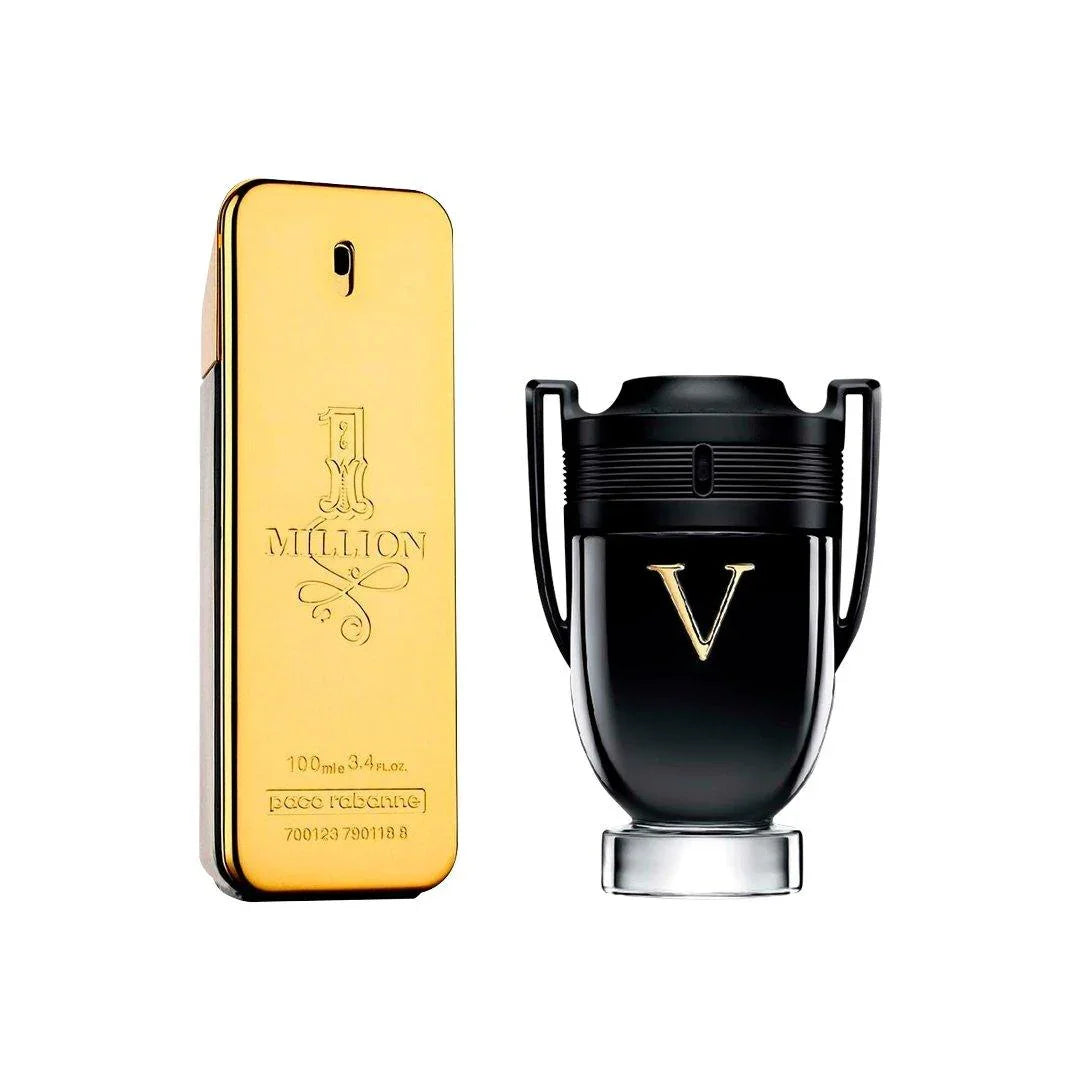 Combo de Perfumes Masculinos 1 Million e Invictus Victory - Useizibr