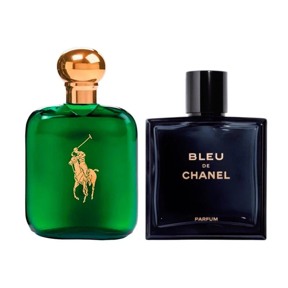 Combo de Perfumes Polo Green e Bleu de Chanel - Useizibr