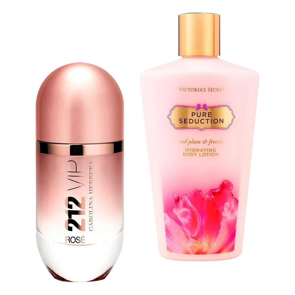Combo Perfume 212 Rosé e Creme Victoria Secrets - Useizibr