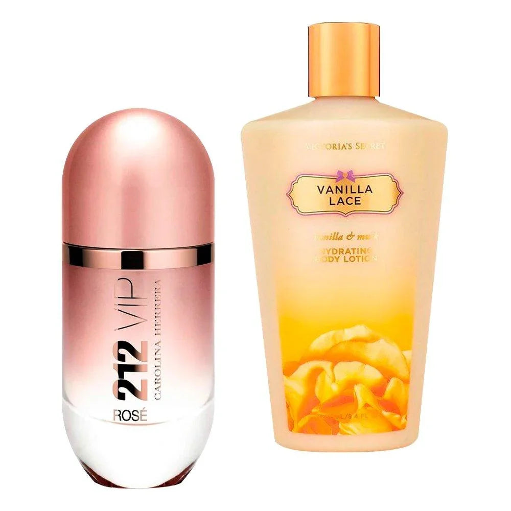 Combo Perfume 212 Rosé e Creme Victoria Secrets - Useizibr